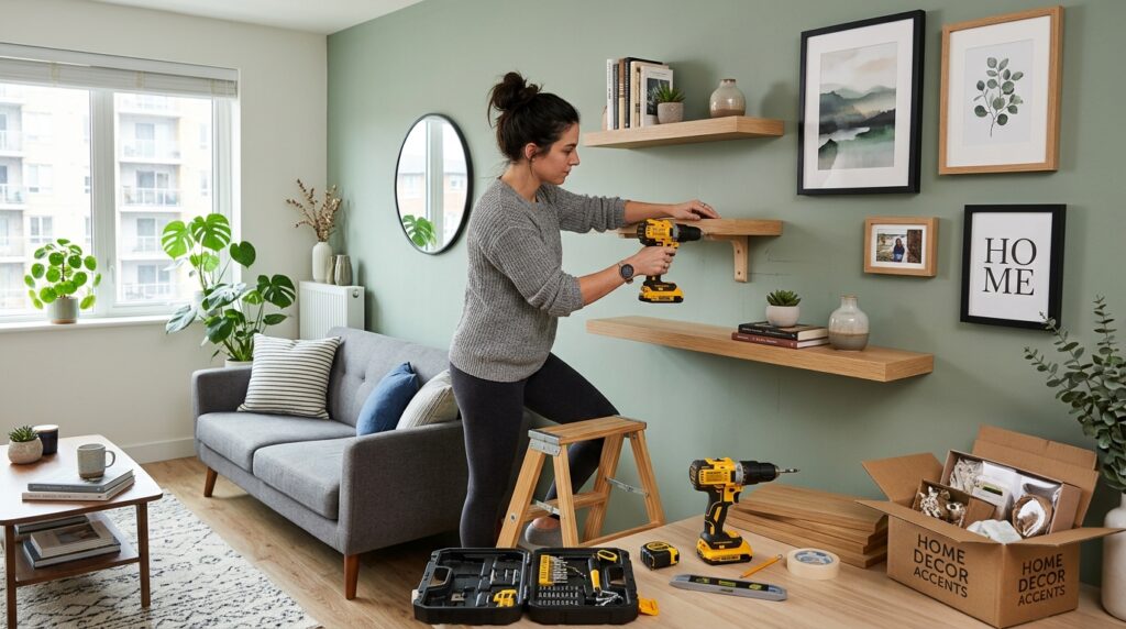 Pendurar um quadro ou instalar uma prateleira parece simples, mas em apartamento envolve mais regras do que se imagina. Barulho, horário, tipo de parede e até o material usado podem ser motivo de reclamação ou multa se não forem verificados antes. Neste post você vai ver as regras mais comuns sobre furar parede em apartamento e o que considerar antes de pendurar quadros, prateleiras ou outros itens.